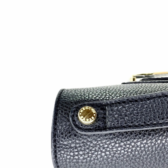 Steve Madden Faux Leather Pebbled Black Small - Picture 4 of 7